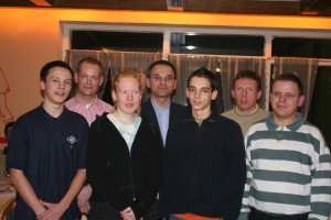 Bild 2: (von links) Marc Gundlack, Hartmut Holsten, Rebecca Blendermann, Arno Gundlack, Armin Viets-Blendermann, Klaus Lemkau